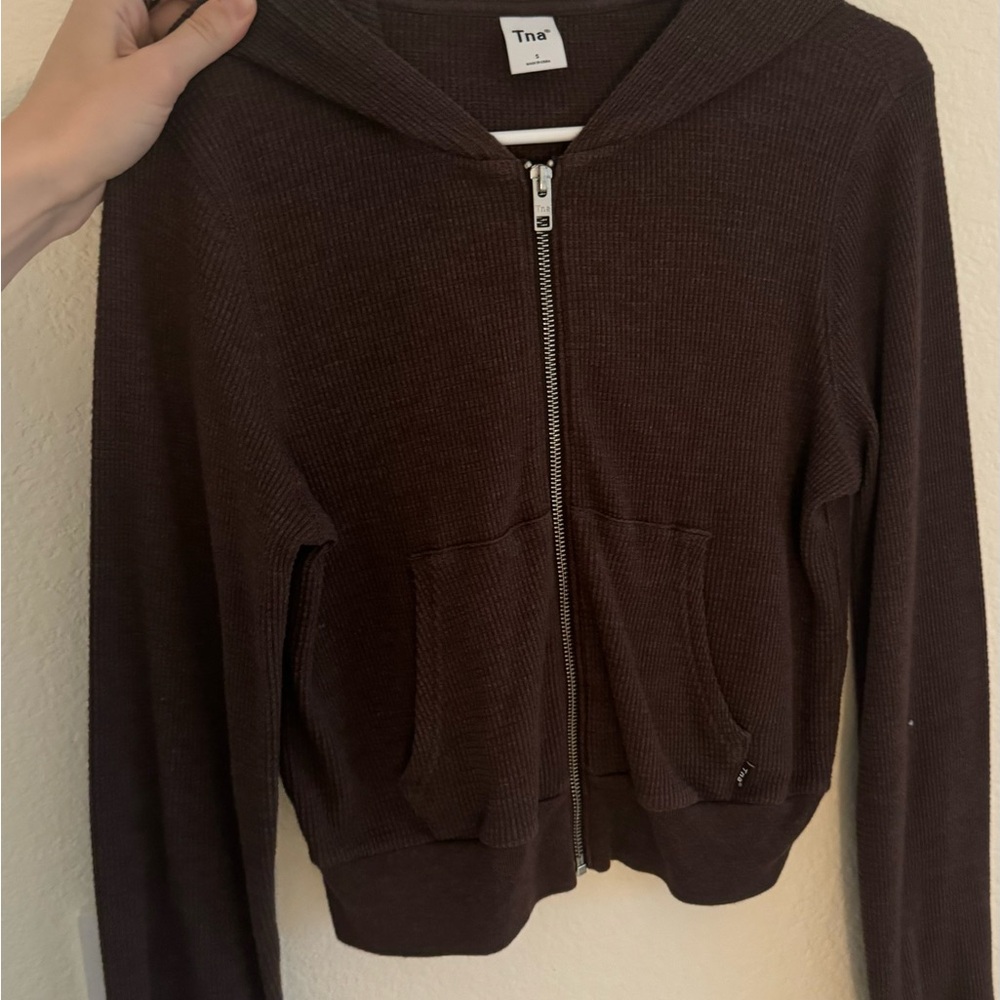 TNA Chocolate Brown Hoodie